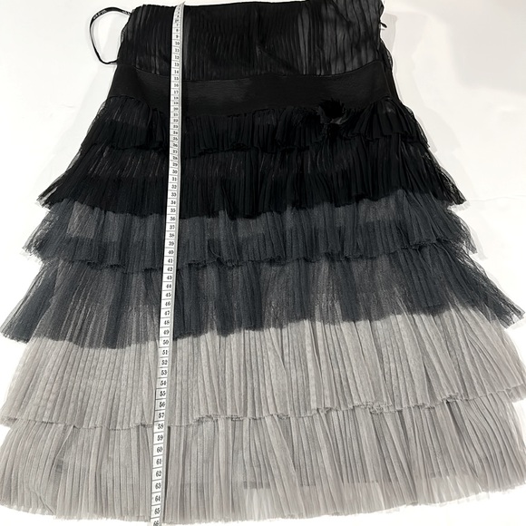 Black and gray Y2K raffle strapless party dress size Small - Picture 14 of 14